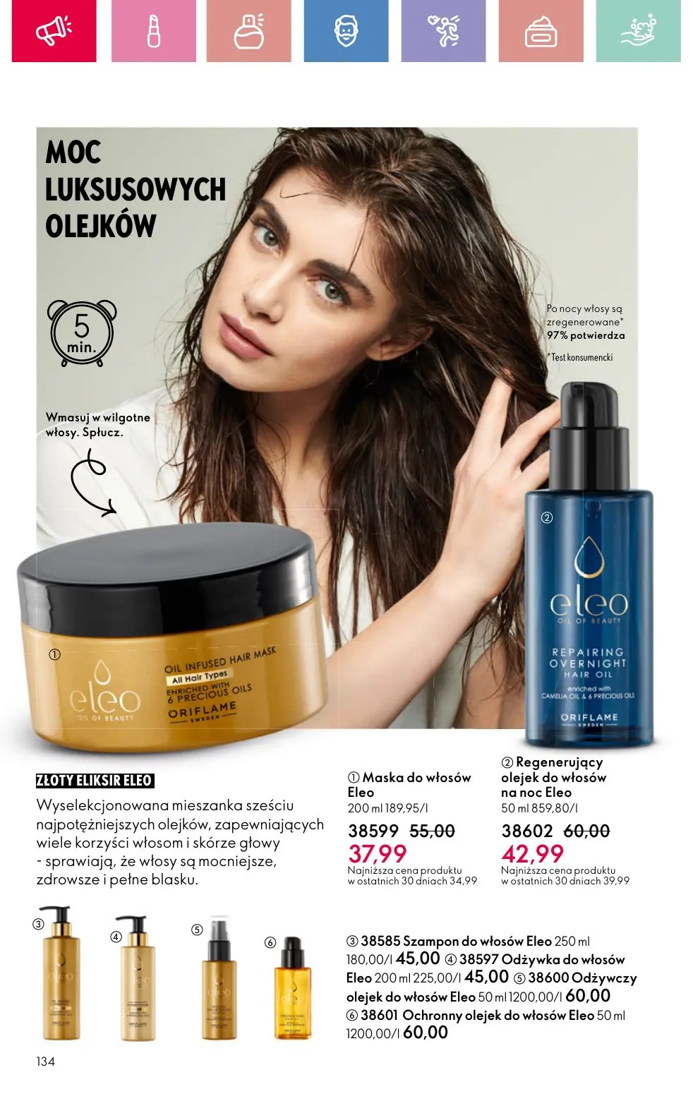 gazetka promocyjna ORIFLAME Twój nastrój, Twój zapach - Strona 134