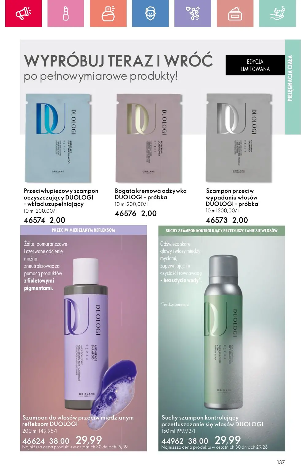 gazetka promocyjna ORIFLAME Twój nastrój, Twój zapach - Strona 137