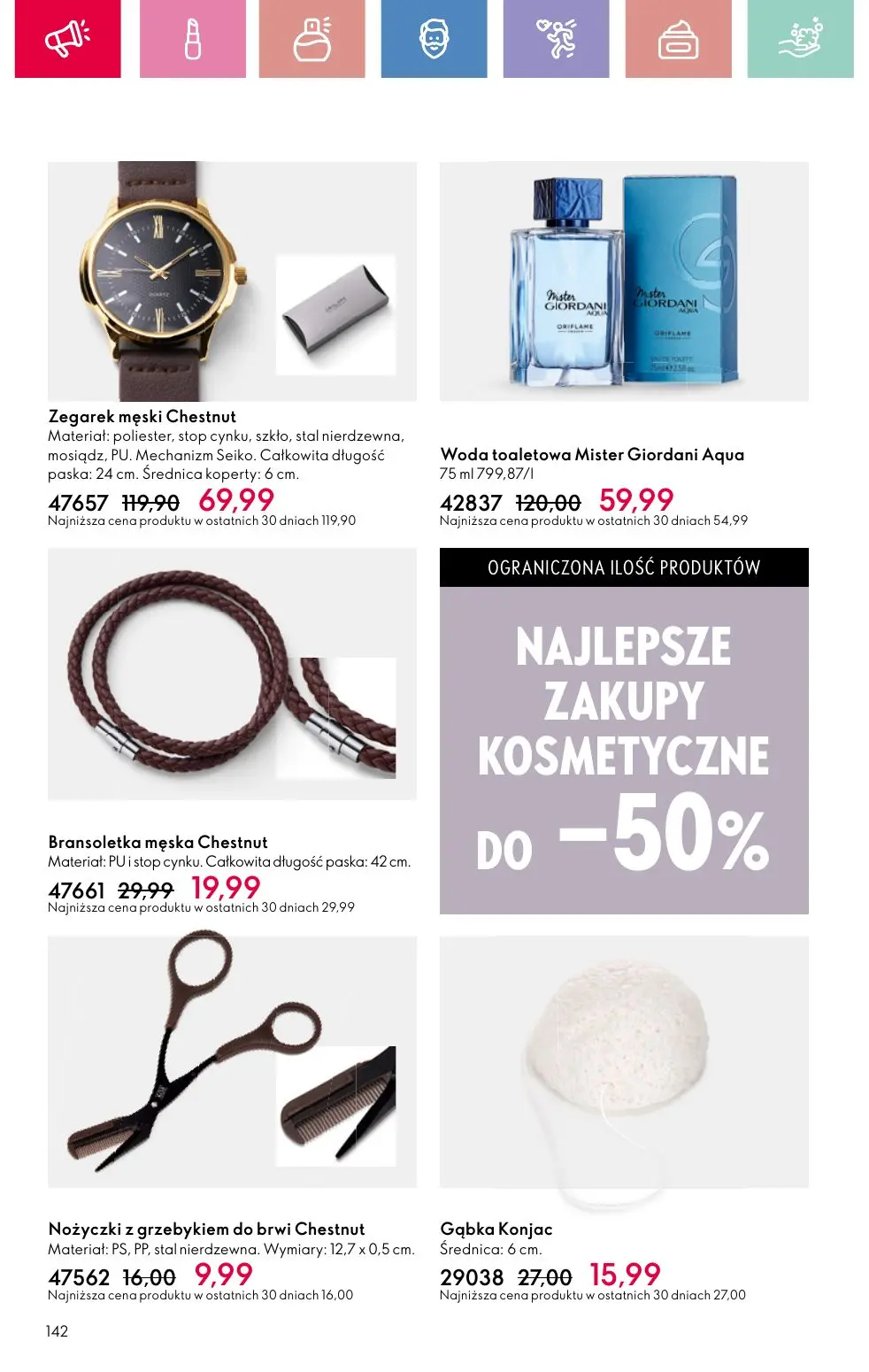 gazetka promocyjna ORIFLAME Twój nastrój, Twój zapach - Strona 142