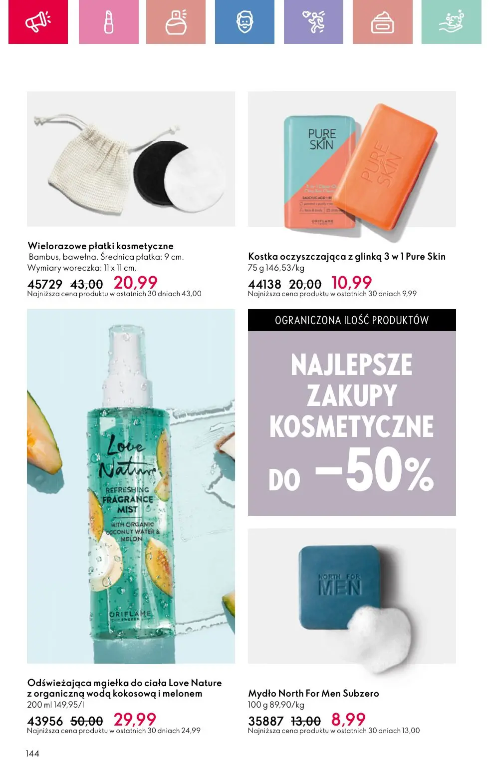 gazetka promocyjna ORIFLAME Twój nastrój, Twój zapach - Strona 144