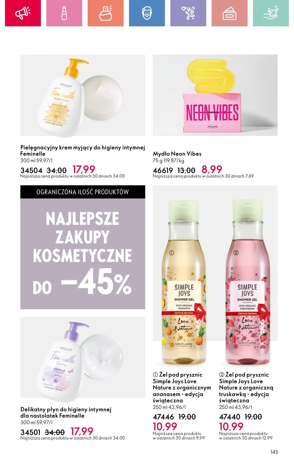 gazetka promocyjna ORIFLAME Twój nastrój, Twój zapach - Strona 145