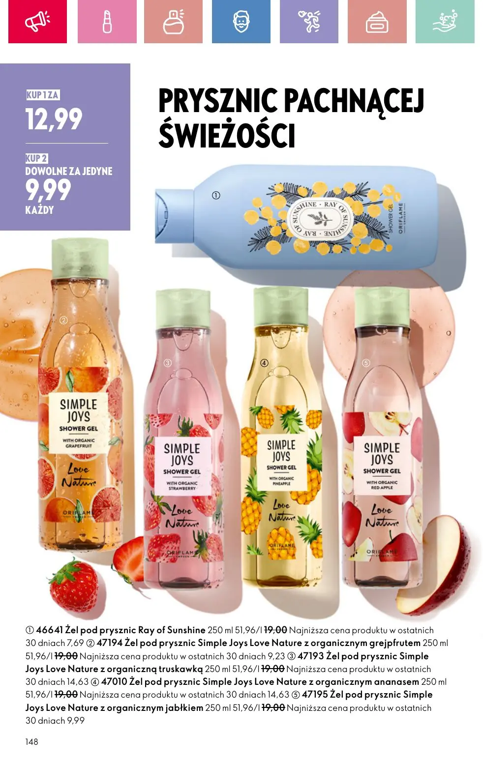 gazetka promocyjna ORIFLAME Twój nastrój, Twój zapach - Strona 148