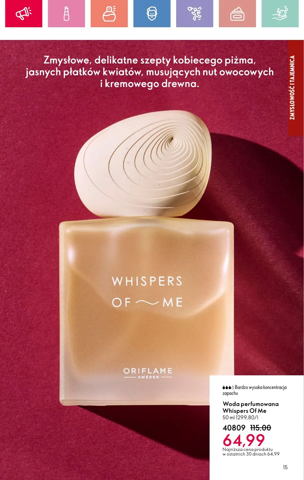 gazetka promocyjna ORIFLAME Twój nastrój, Twój zapach - Strona 15
