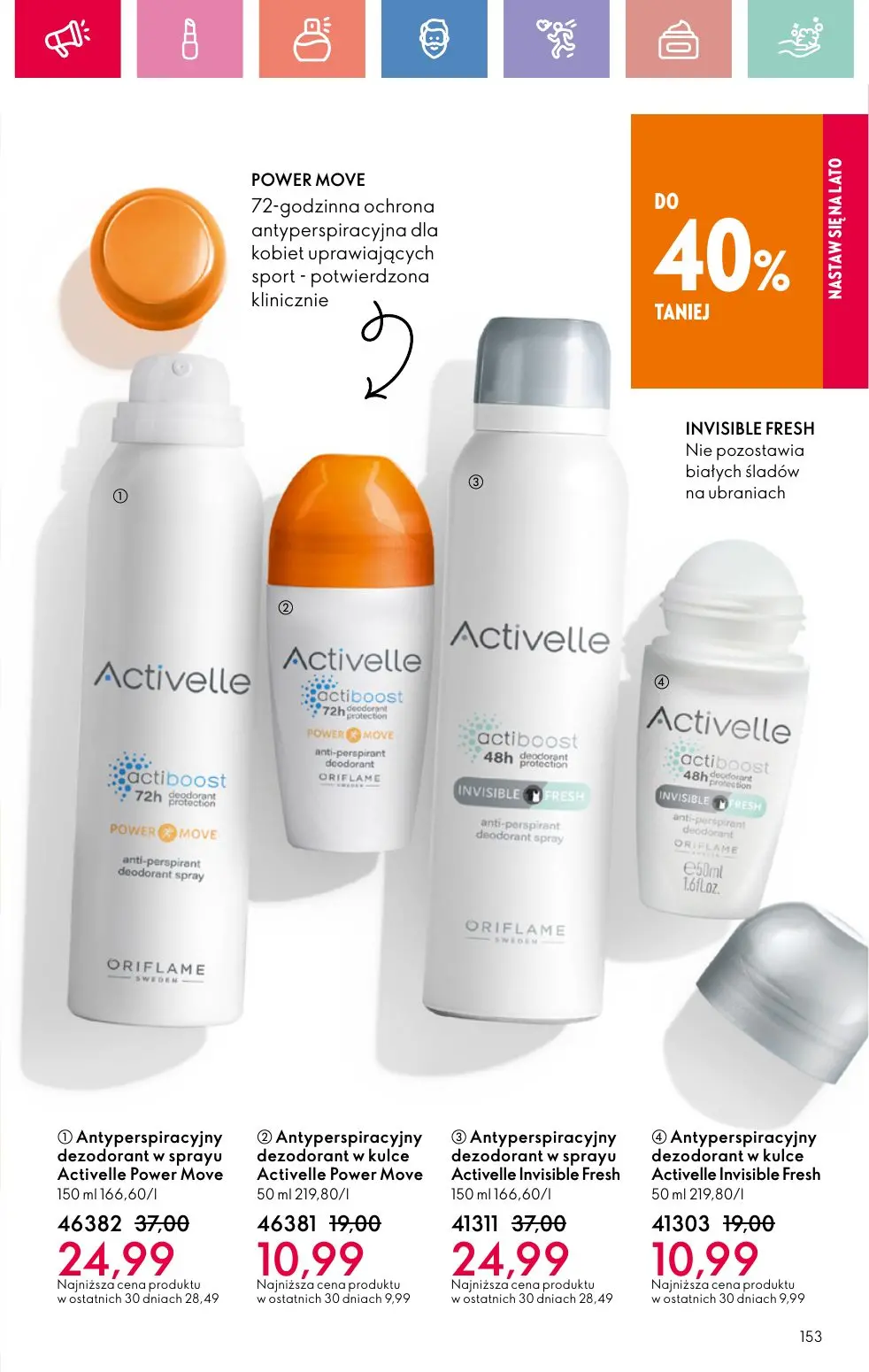 gazetka promocyjna ORIFLAME Twój nastrój, Twój zapach - Strona 153