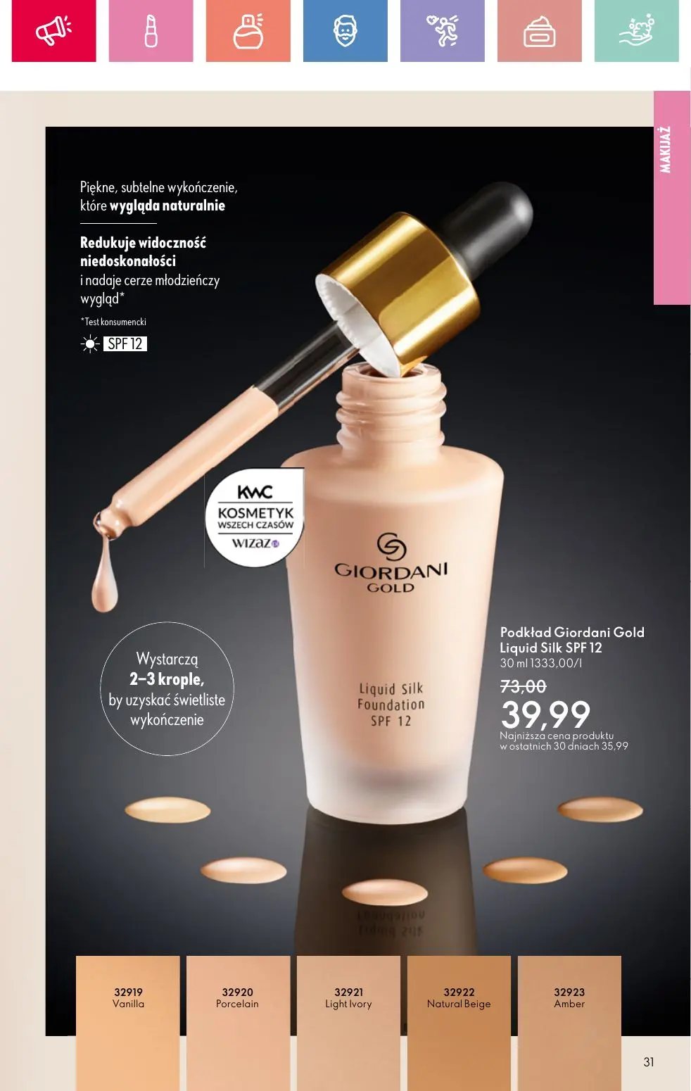 gazetka promocyjna ORIFLAME Twój nastrój, Twój zapach - Strona 31