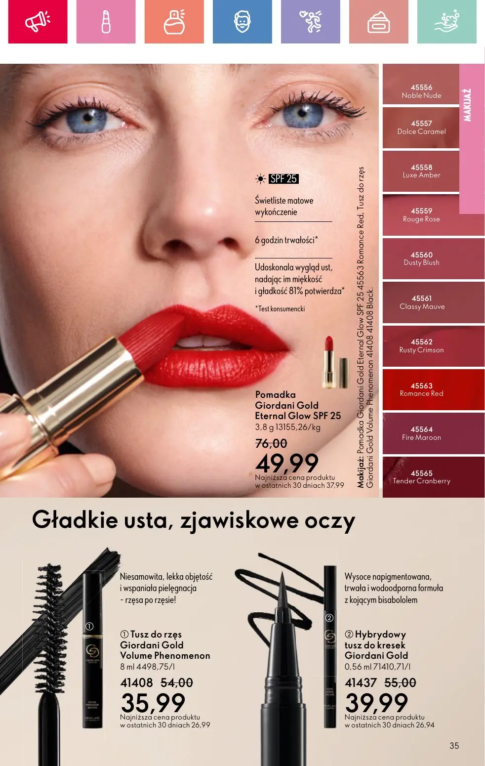 gazetka promocyjna ORIFLAME Twój nastrój, Twój zapach - Strona 35