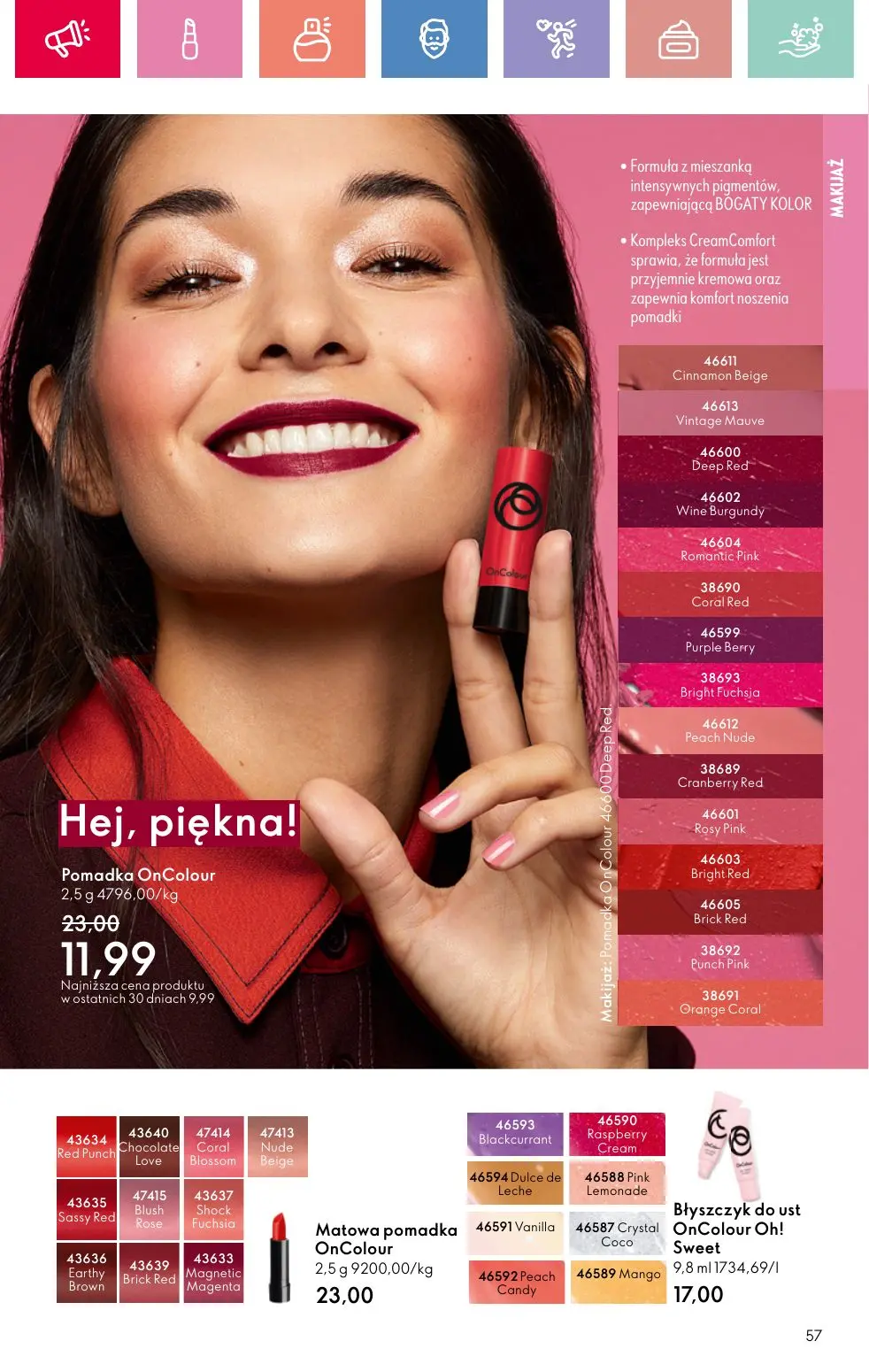 gazetka promocyjna ORIFLAME Twój nastrój, Twój zapach - Strona 57