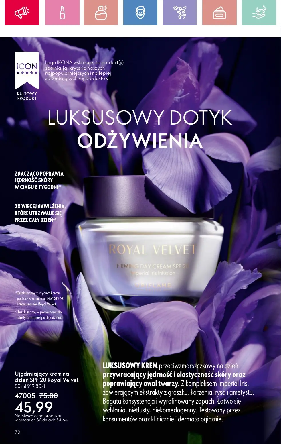 gazetka promocyjna ORIFLAME Twój nastrój, Twój zapach - Strona 72