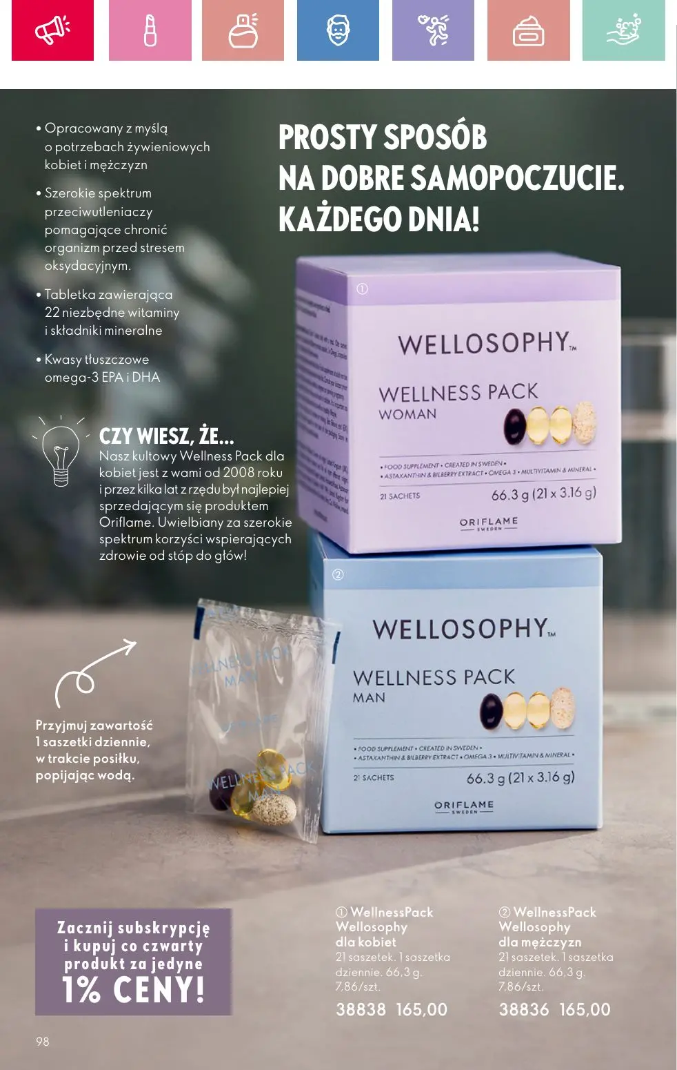 gazetka promocyjna ORIFLAME Twój nastrój, Twój zapach - Strona 98