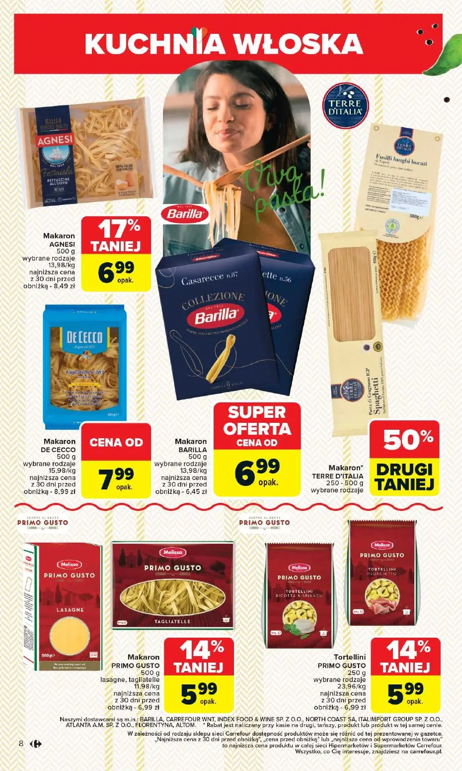 gazetka promocyjna Carrefour Smaki świata - Kuchnia Włoska - Strona 8