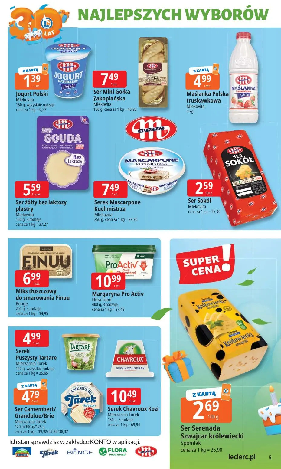 gazetka promocyjna E.Leclerc
30 lat Najlepszych Wyborów - Strona 5