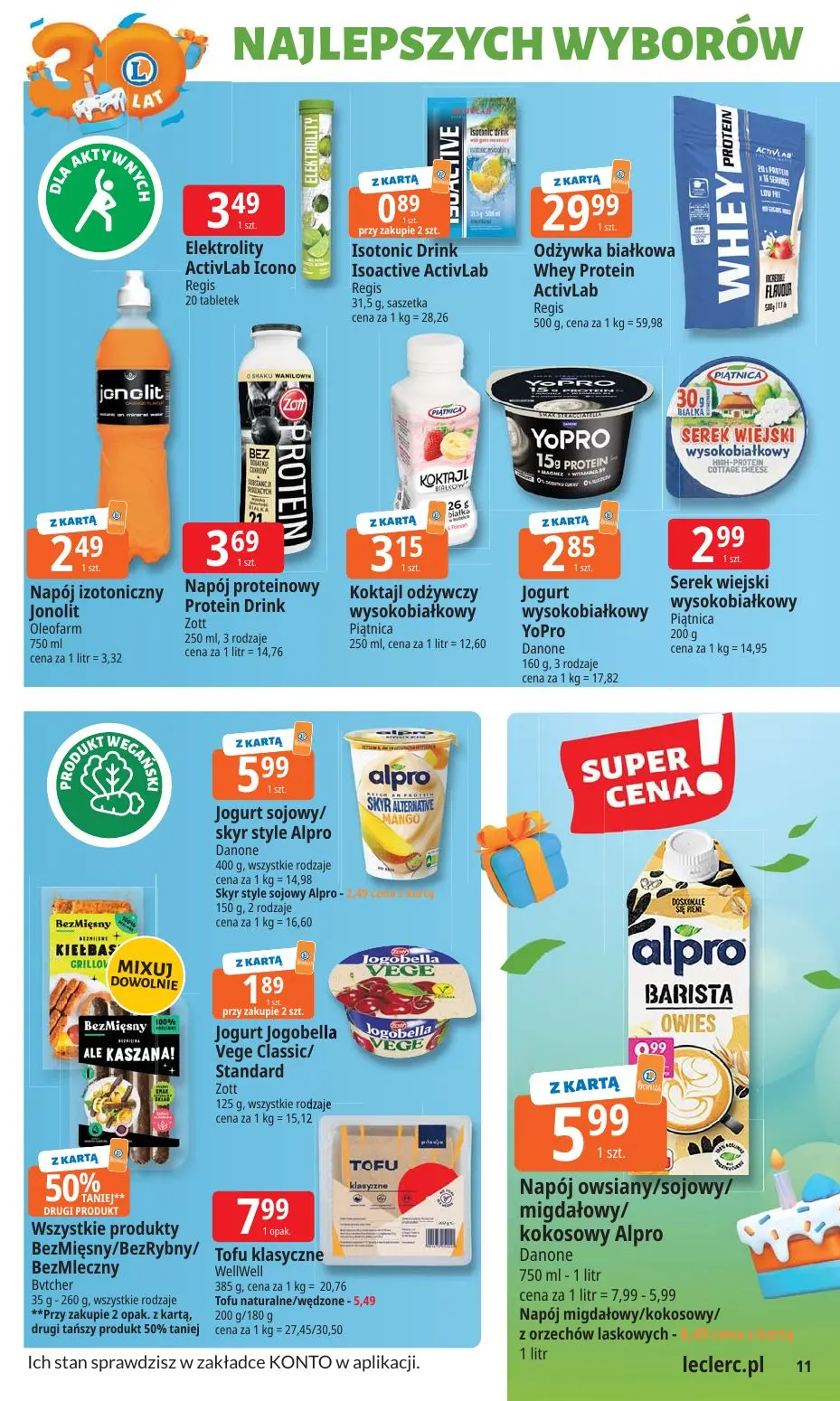 gazetka promocyjna E.Leclerc
30 lat Najlepszych Wyborów - Strona 11