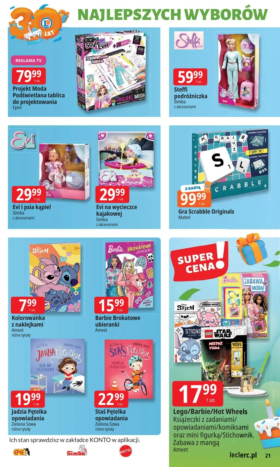 gazetka promocyjna E.Leclerc
30 lat Najlepszych Wyborów - Strona 21