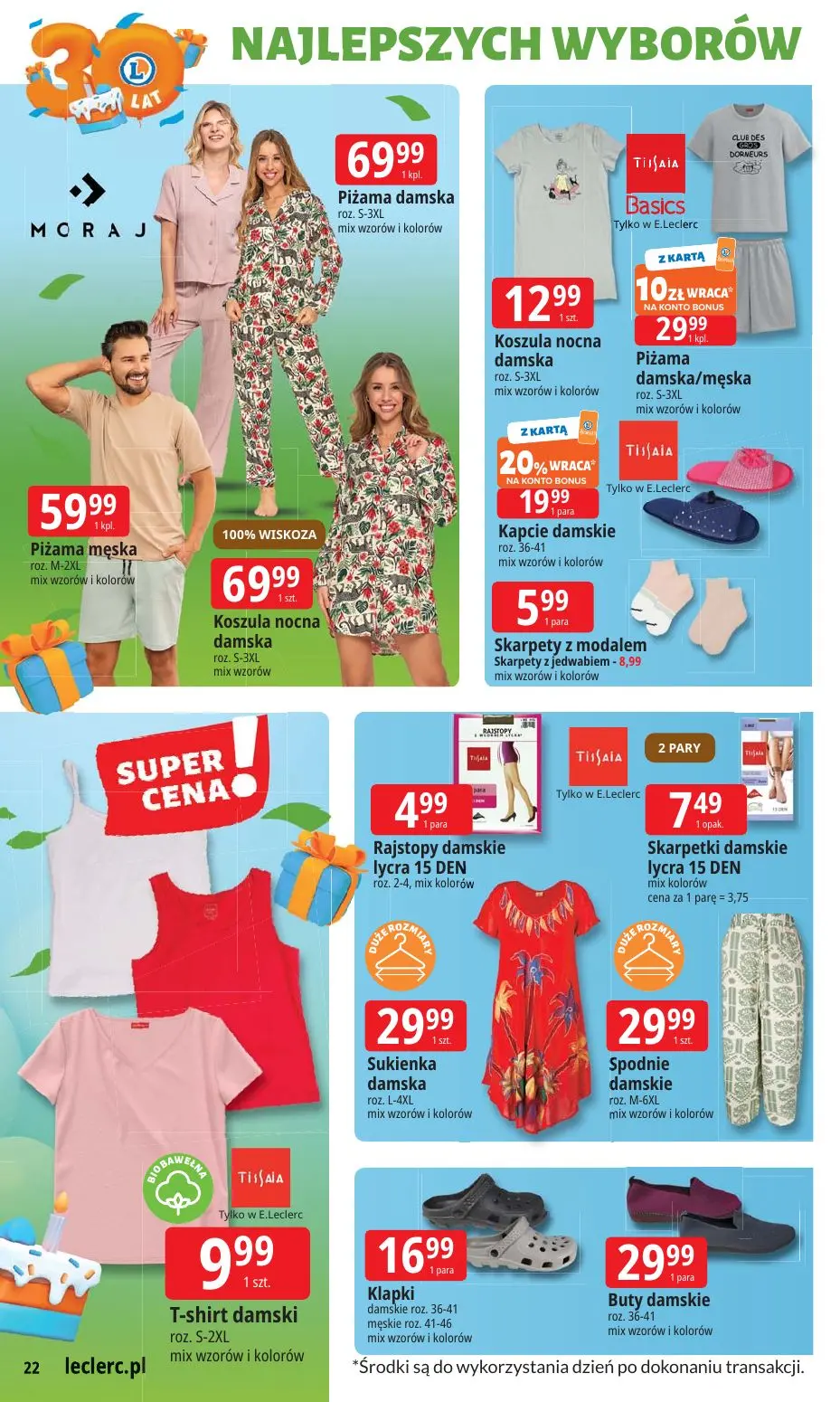 gazetka promocyjna E.Leclerc
30 lat Najlepszych Wyborów - Strona 22