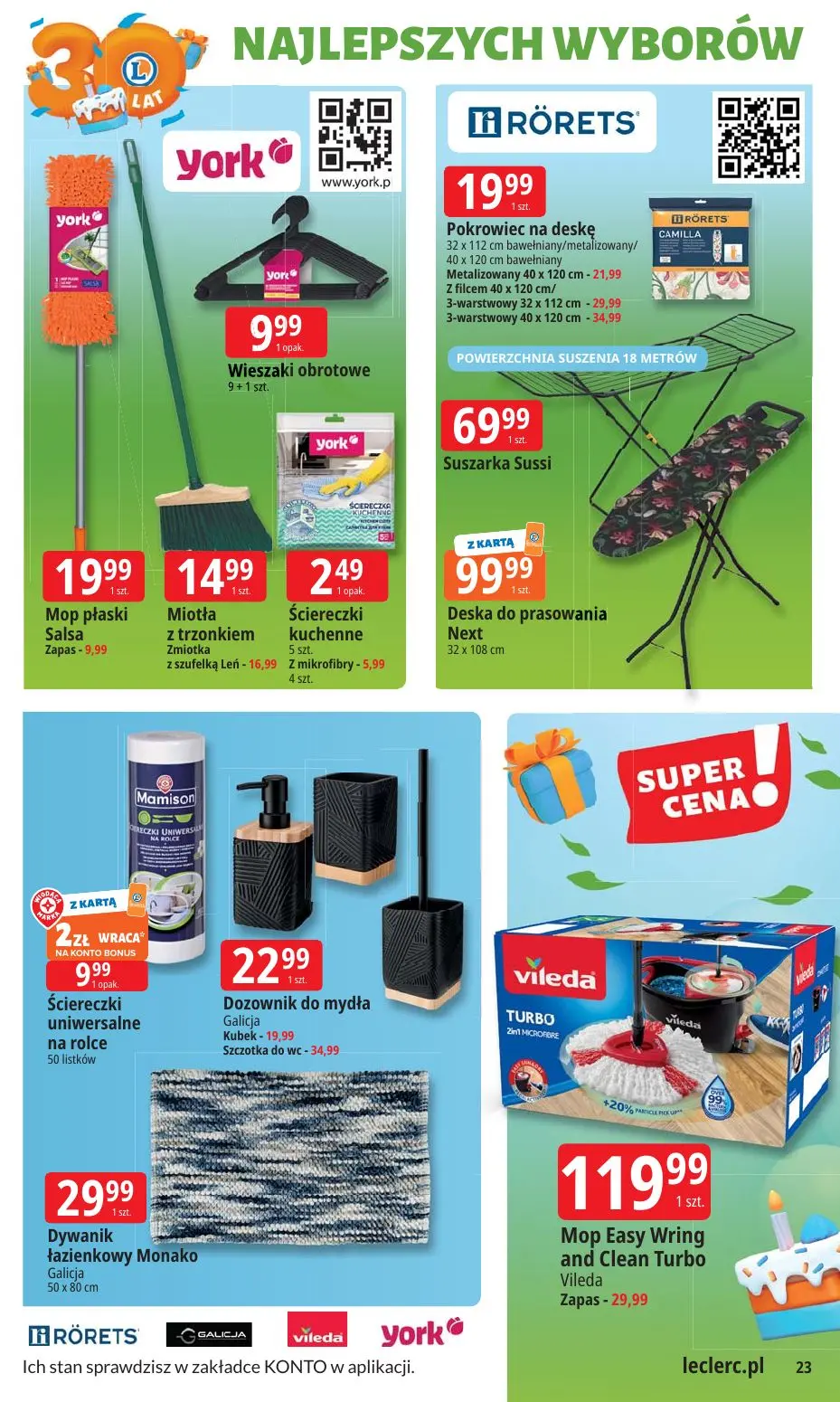 gazetka promocyjna E.Leclerc
30 lat Najlepszych Wyborów - Strona 23