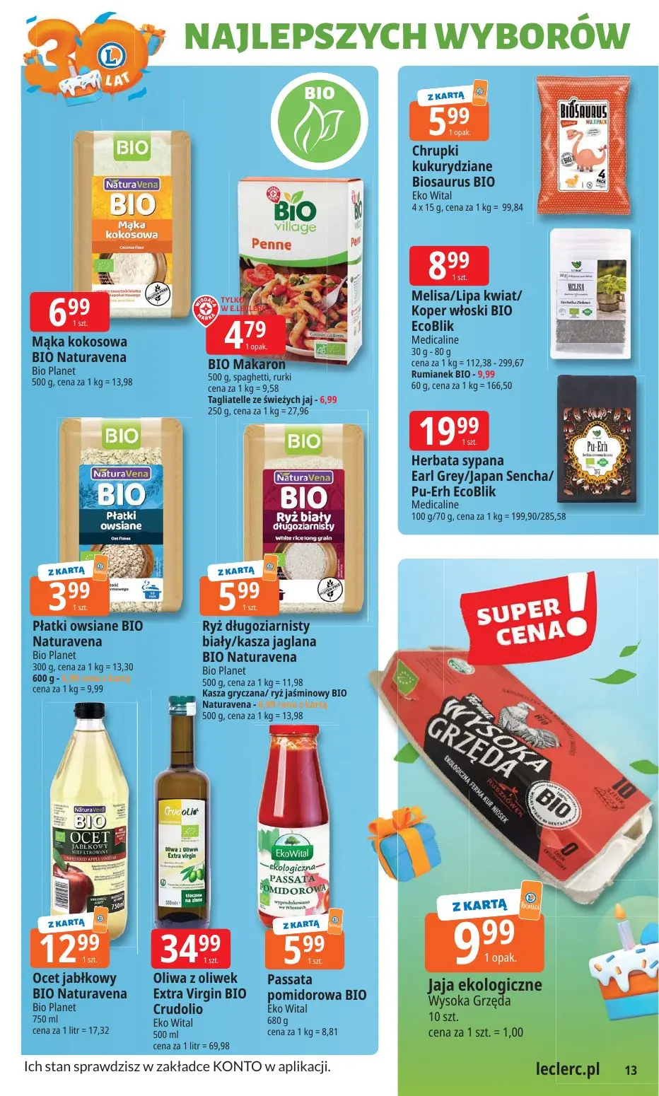 gazetka promocyjna E.Leclerc 30 lat Najlepszych Wyborów - Strona 13