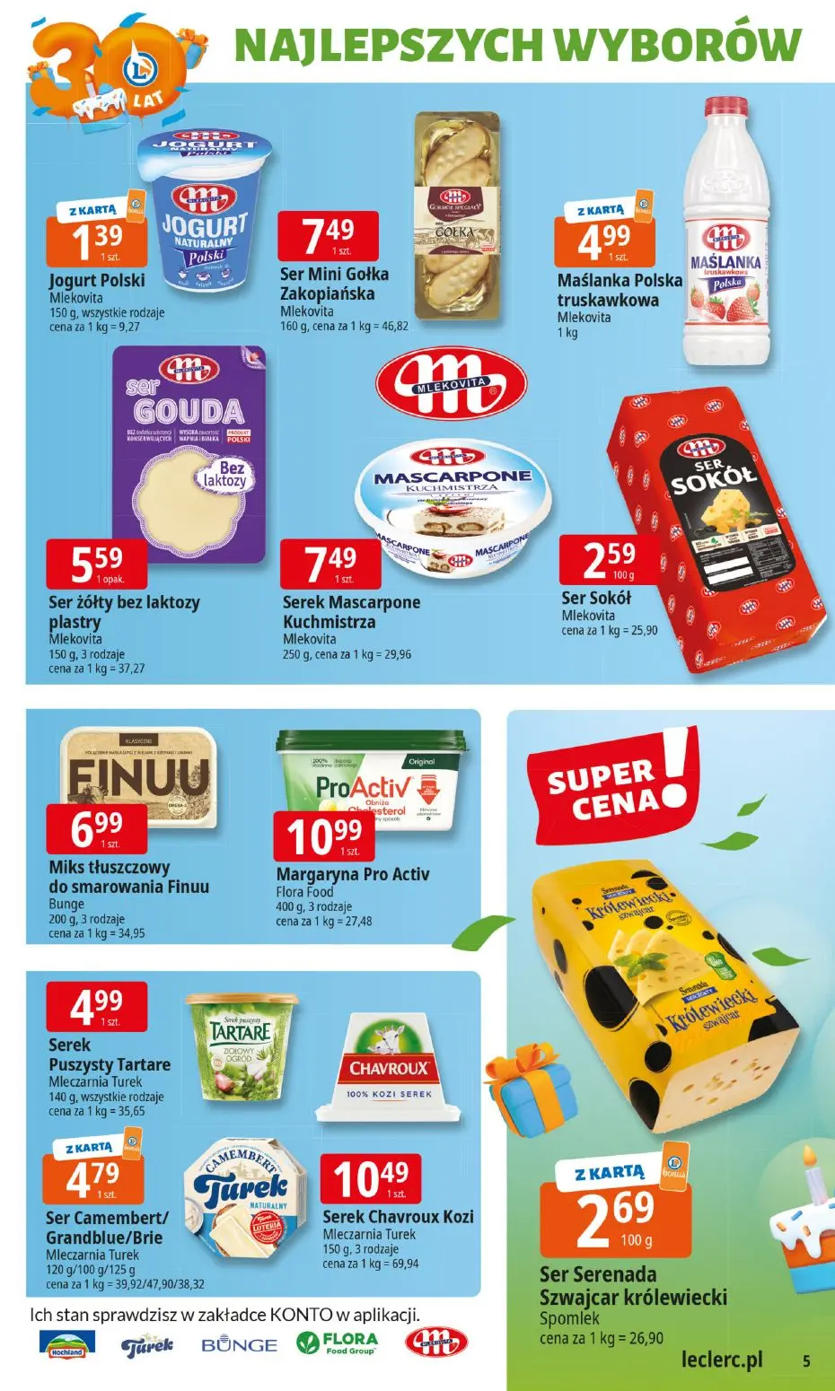 gazetka promocyjna E.Leclerc 30 lat Najlepszych Wyborów - Strona 5