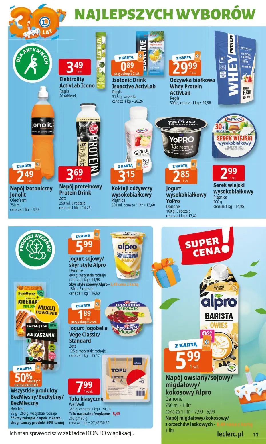 gazetka promocyjna E.Leclerc 30 lat Najlepszych Wyborów - Strona 11