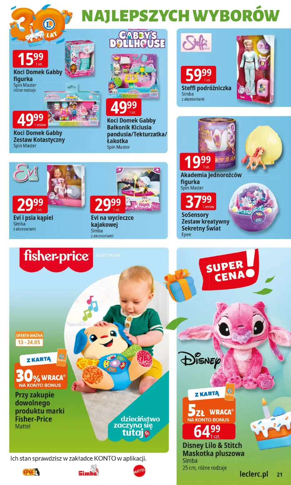 gazetka promocyjna E.Leclerc 30 lat Najlepszych Wyborów - Strona 21
