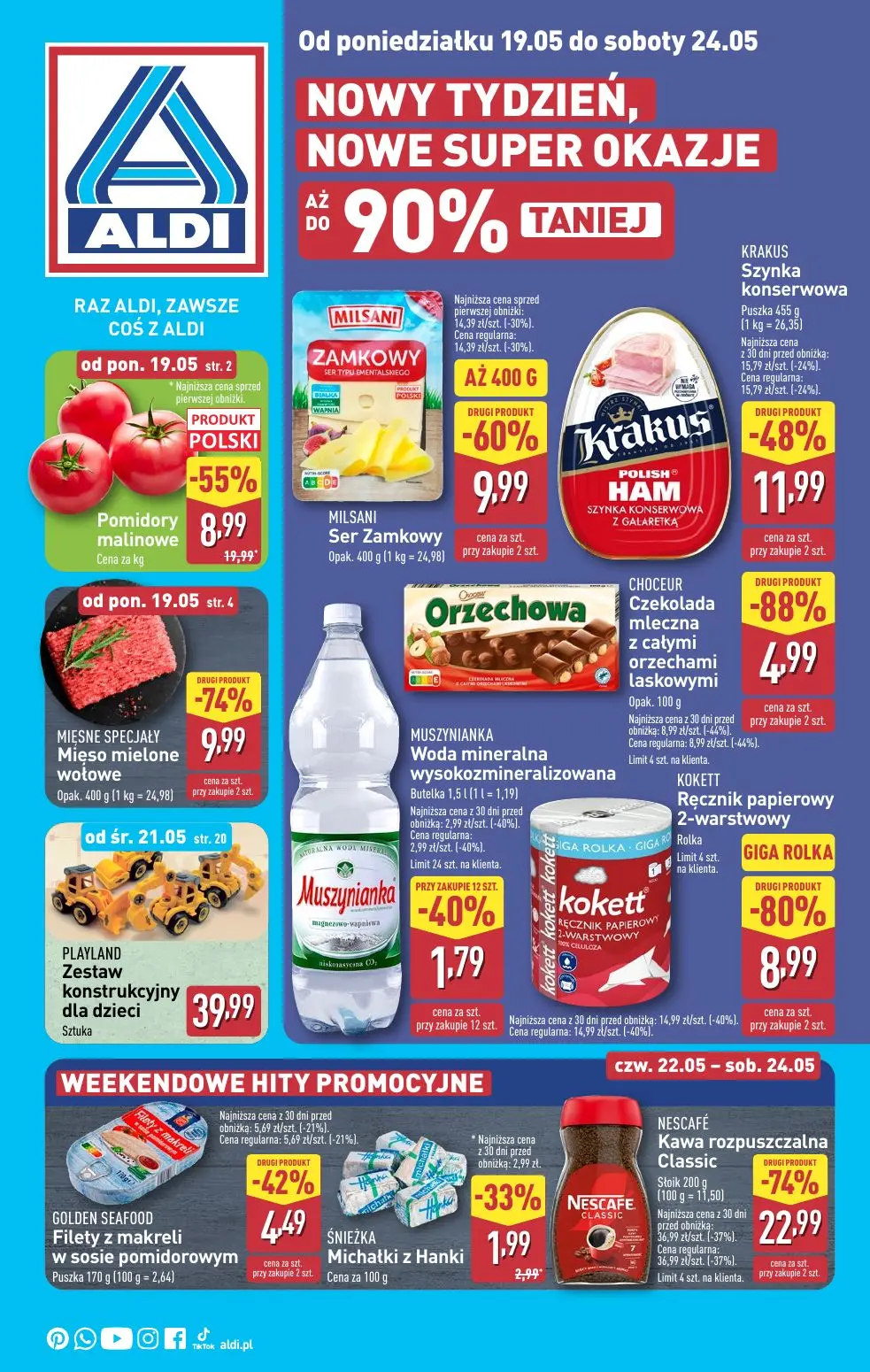gazetka promocyjna ALDI Nowy tydzień, nowe super OKAZJE! - Strona 1