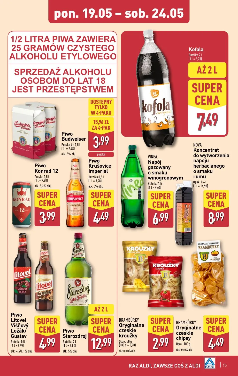 gazetka promocyjna ALDI Nowy tydzień, nowe super OKAZJE! - Strona 15