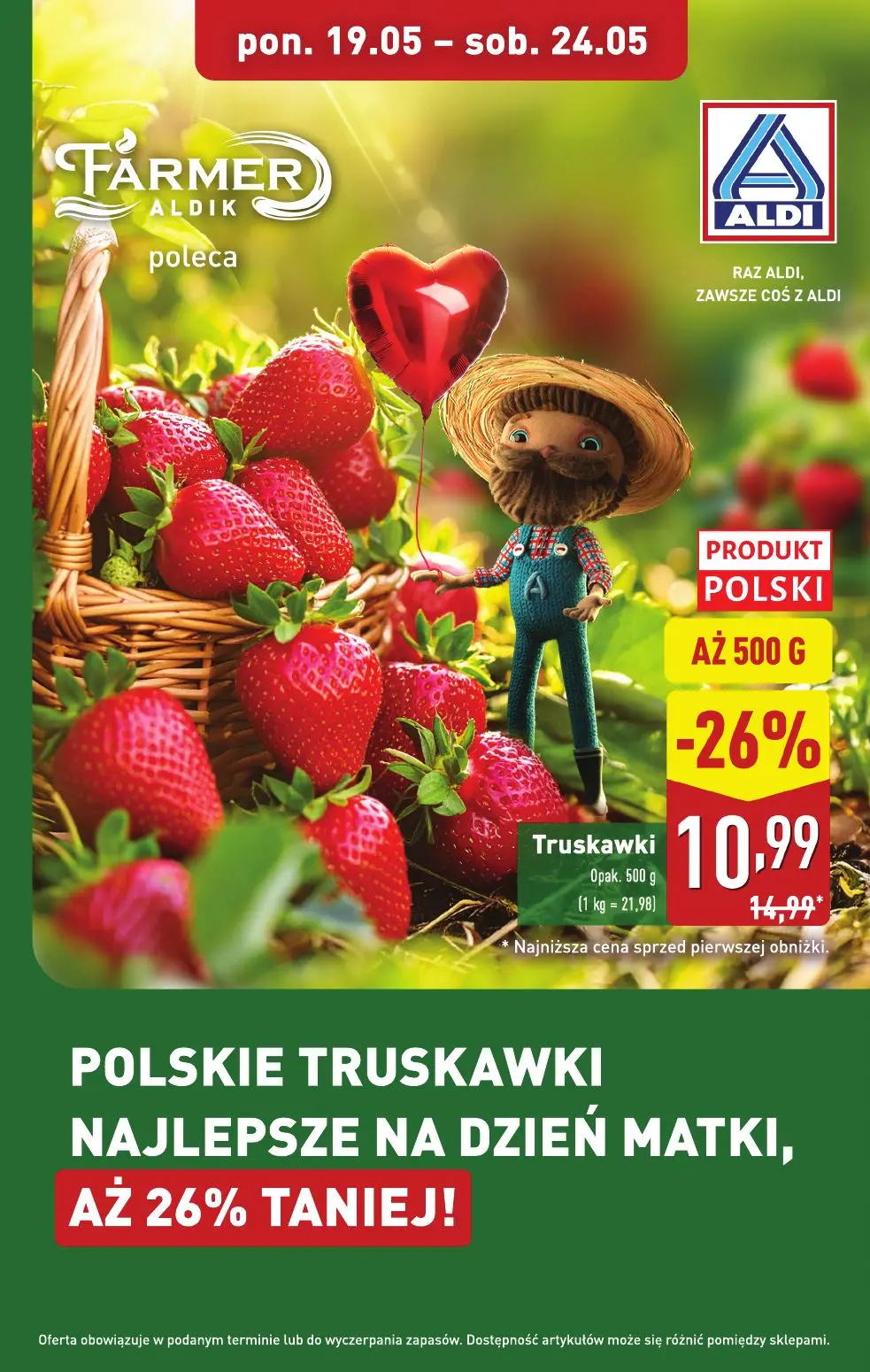 gazetka promocyjna ALDI Truskawki 🍓 - Strona 1