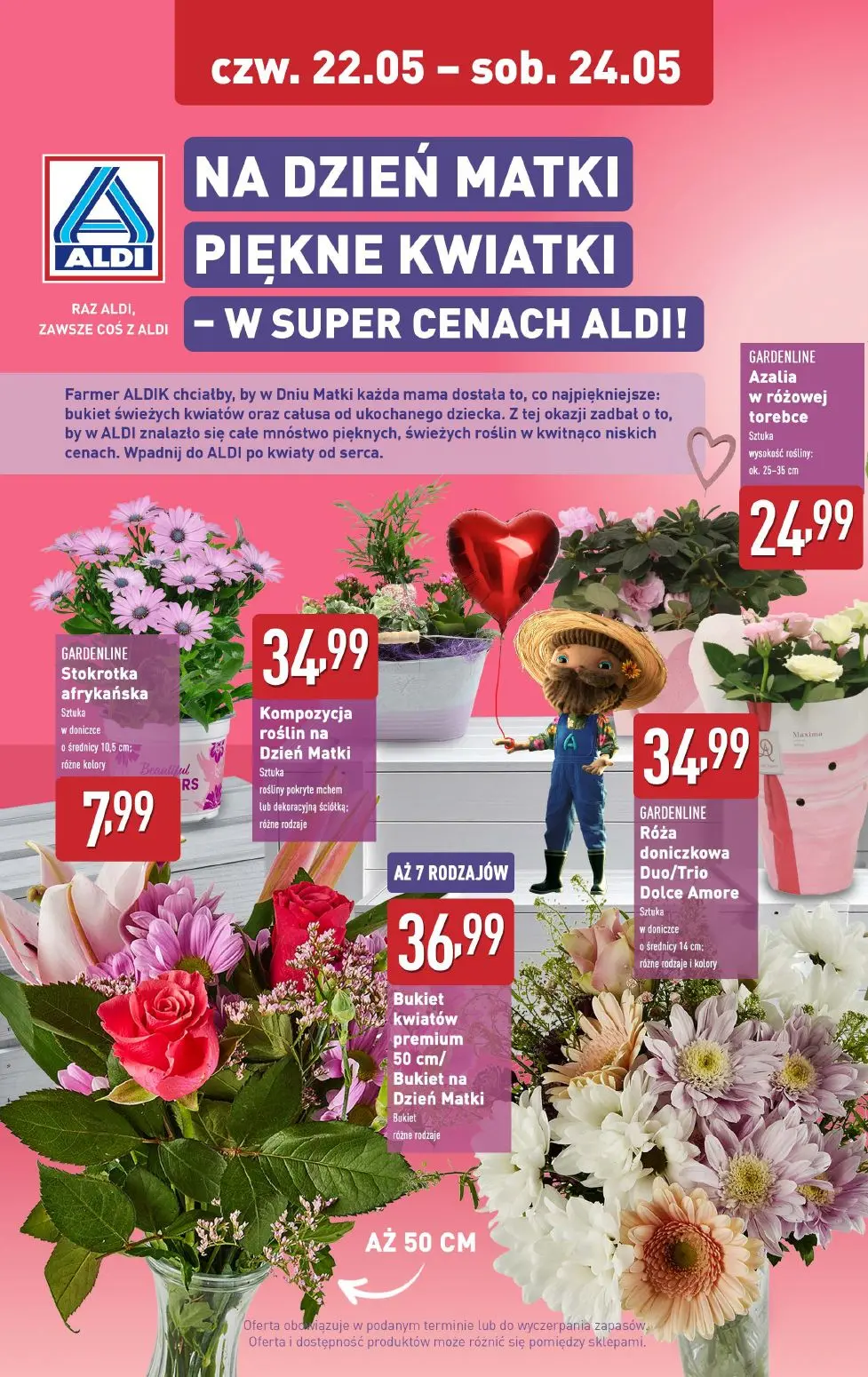 gazetka promocyjna ALDI Dzień Matki 💐 - Strona 1