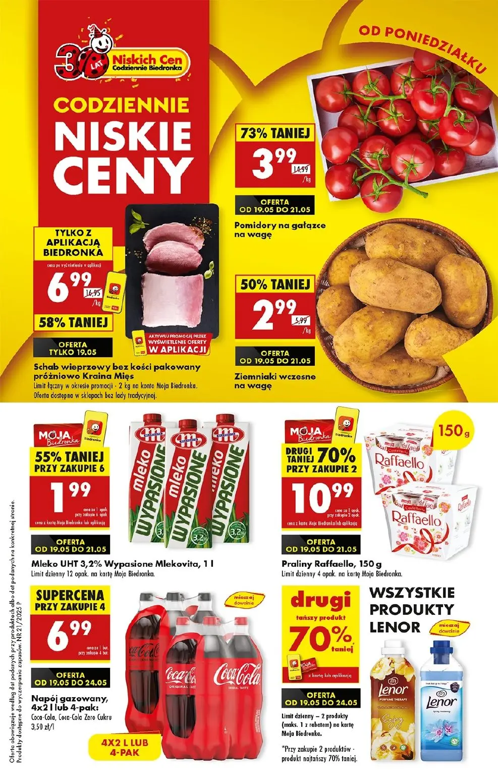 gazetka promocyjna Biedronka Od poniedziałku - Strona 1