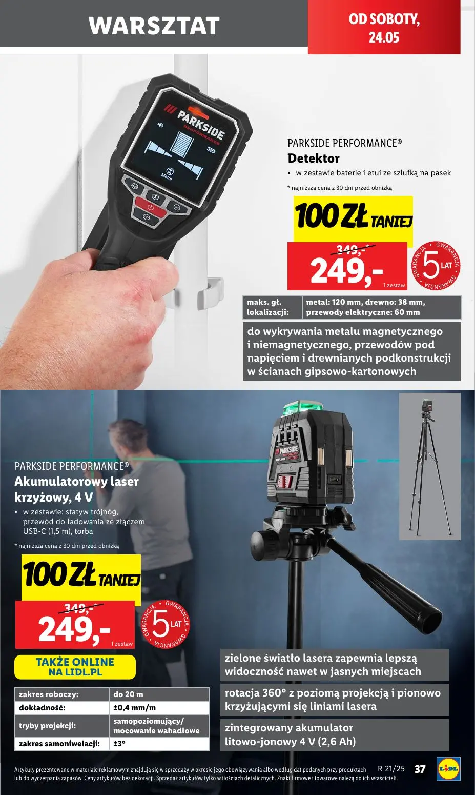 gazetka promocyjna LIDL Katalog okazji. Od poniedziałku - Strona 47
