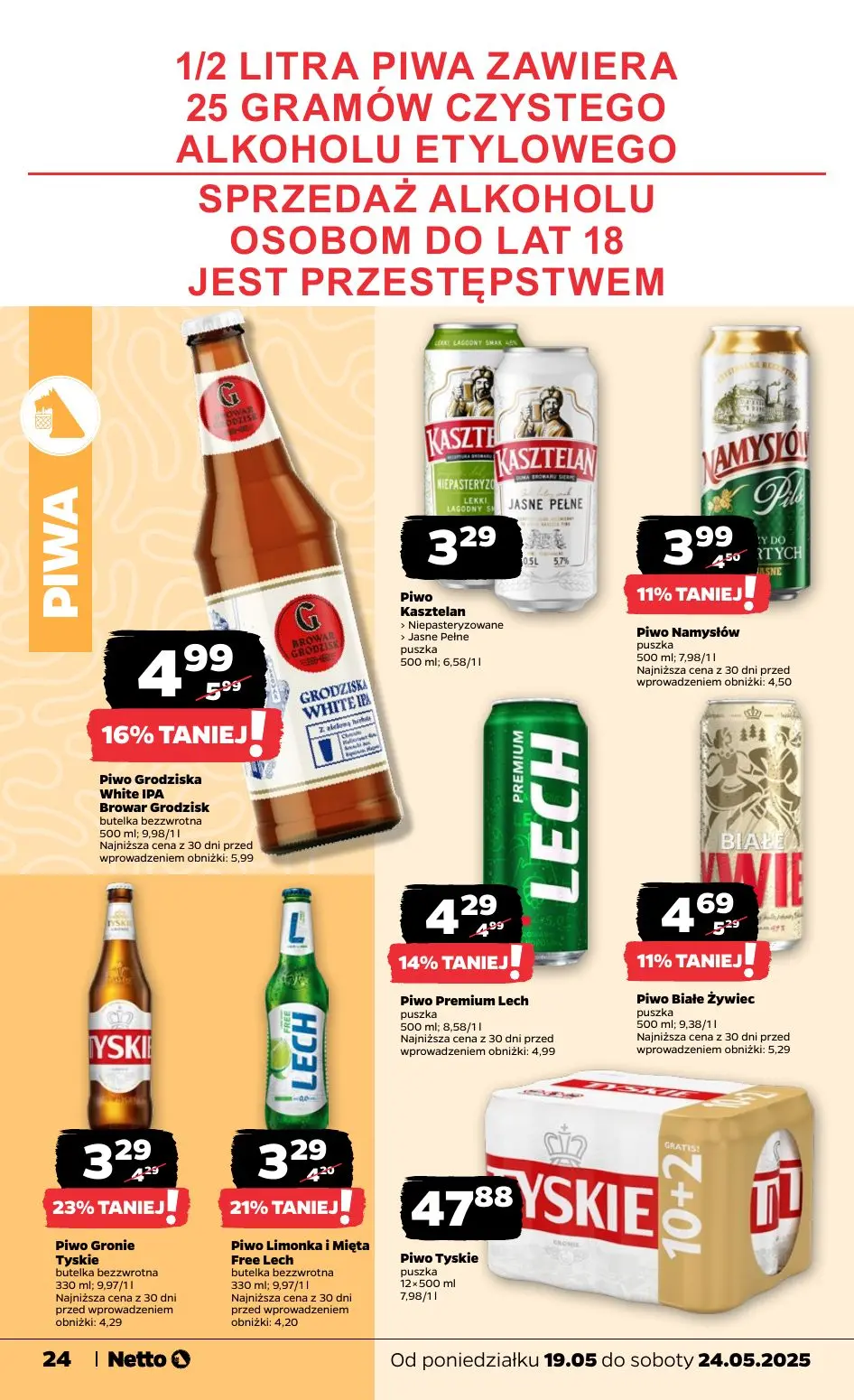 gazetka promocyjna NETTO Tanio i świeżo! - Strona 24