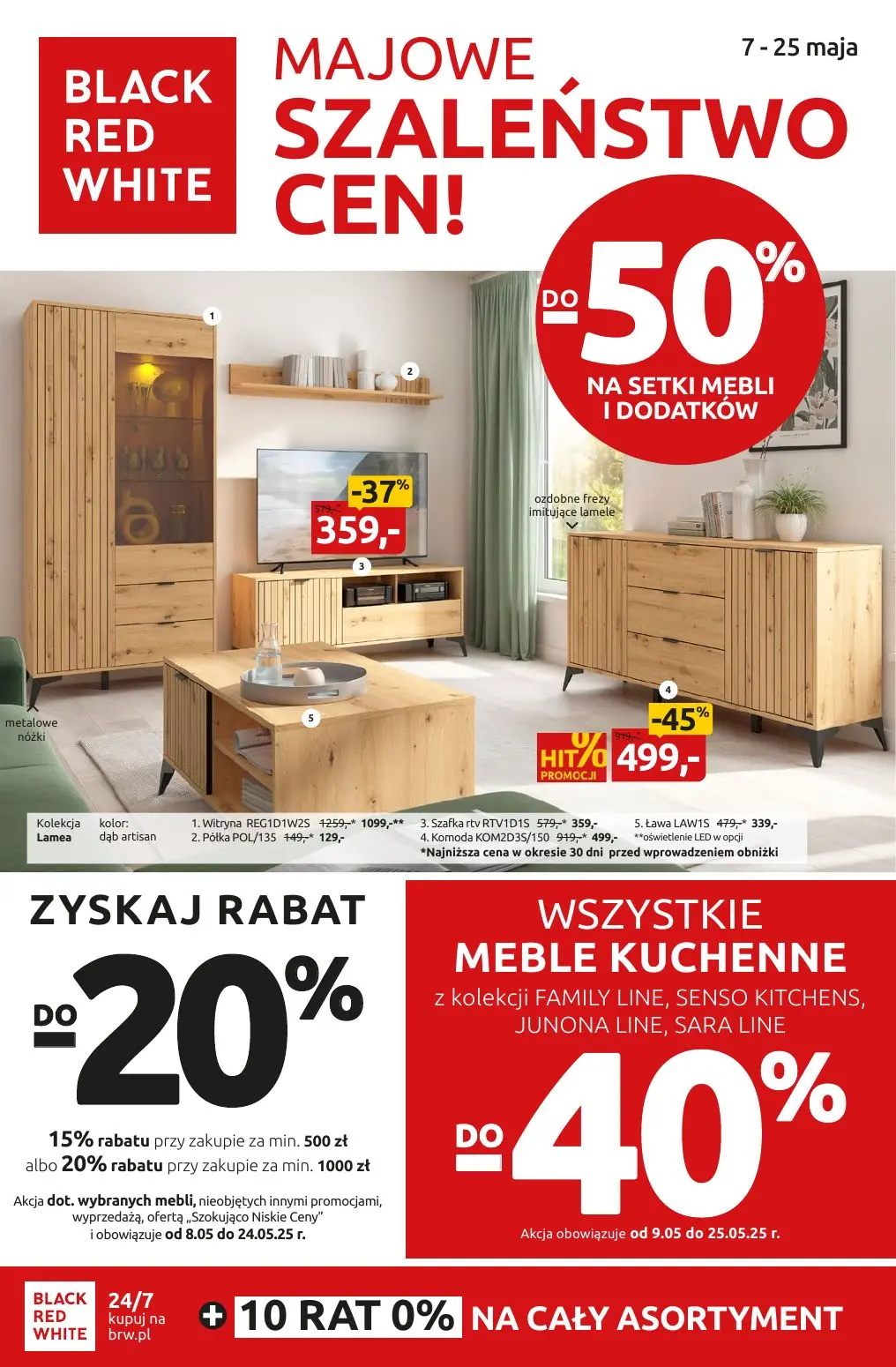 gazetka promocyjna Black Red White Majowe szaleństwo cen! - Strona 1