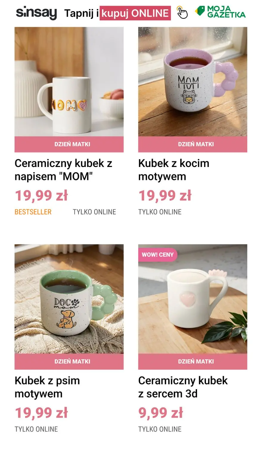 gazetka promocyjna Sinsay 💐 Dzień Matki - Strona 2