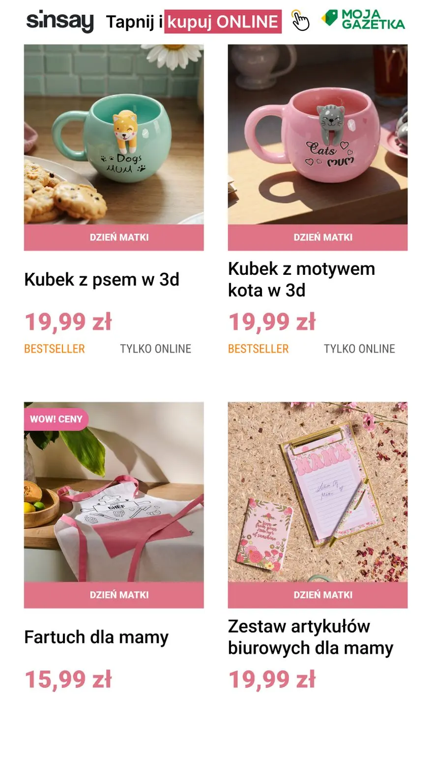 gazetka promocyjna Sinsay 💐 Dzień Matki - Strona 3