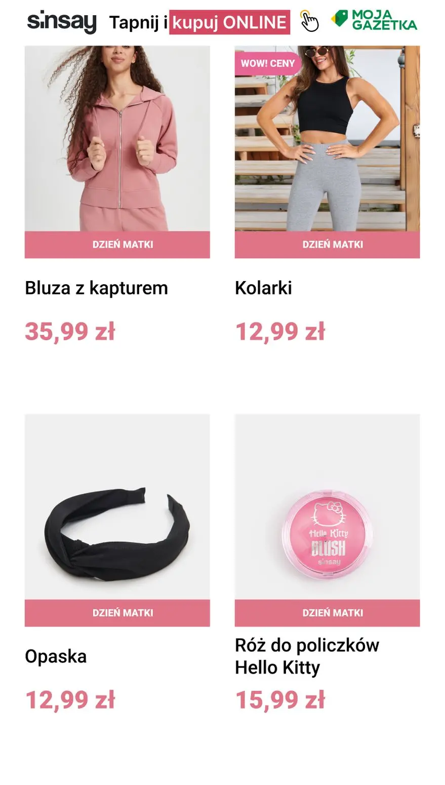 gazetka promocyjna Sinsay 💐 Dzień Matki - Strona 5