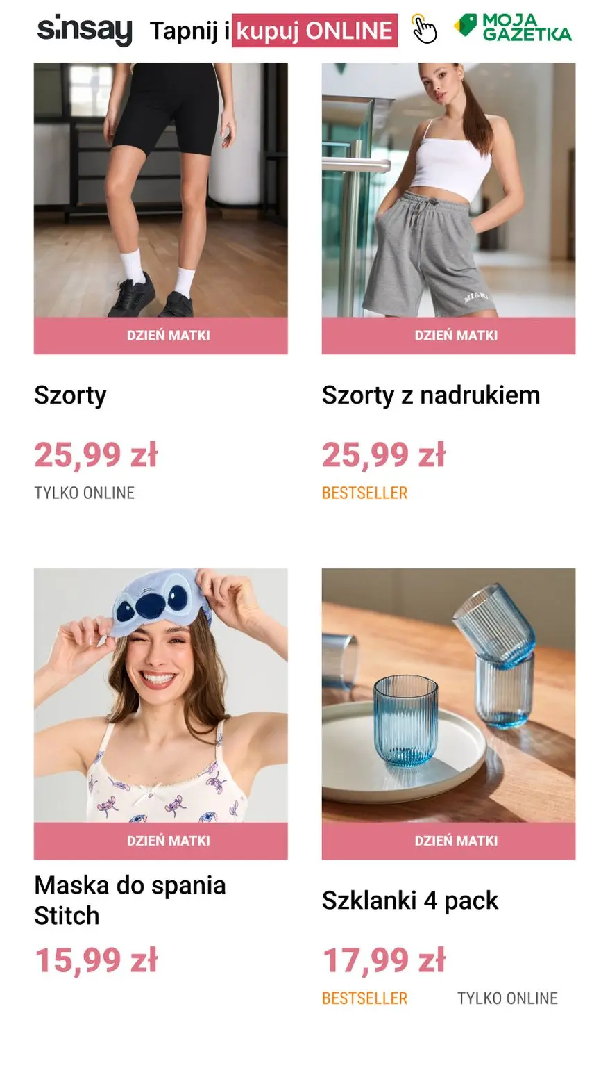 gazetka promocyjna Sinsay 💐 Dzień Matki - Strona 6