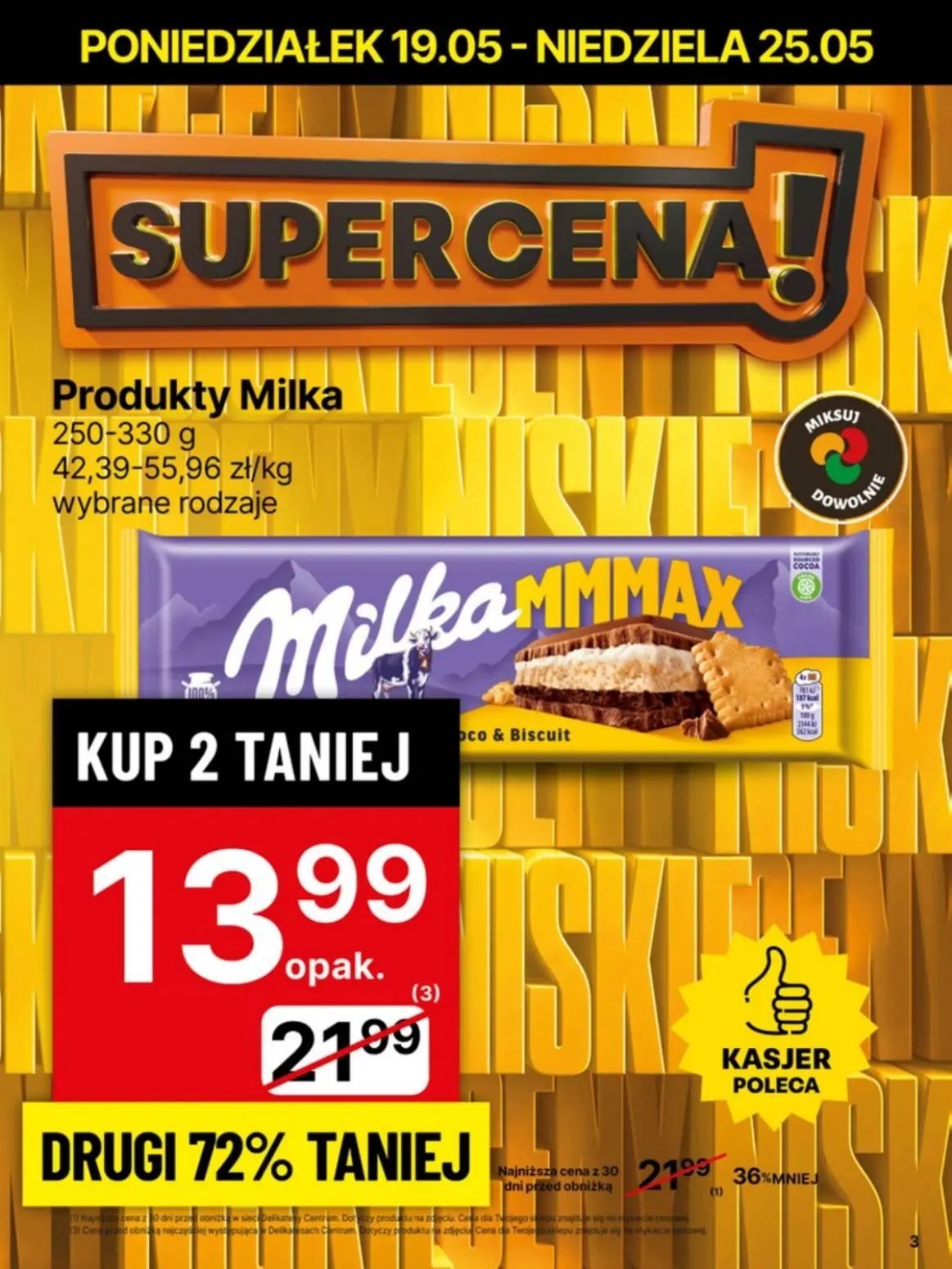 gazetka promocyjna Delikatesy Centrum Niskie ceny. Od poniedziałku - Strona 3