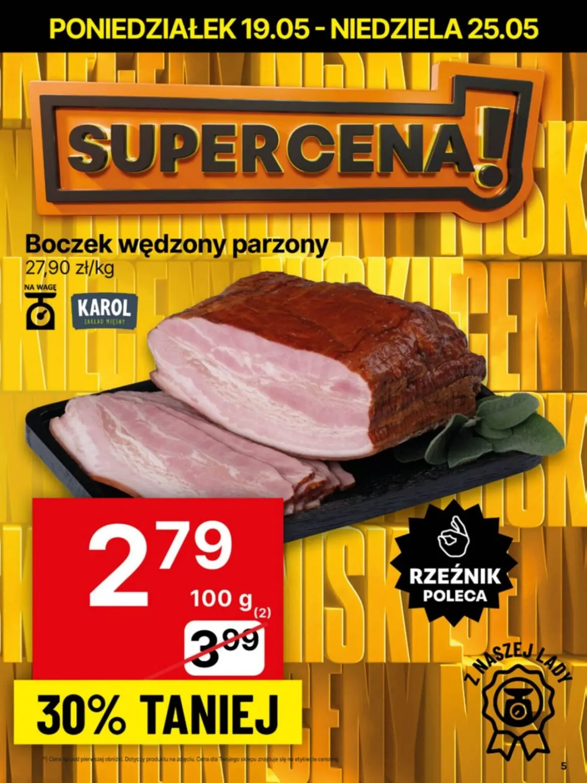 gazetka promocyjna Delikatesy Centrum Niskie ceny. Od poniedziałku - Strona 5