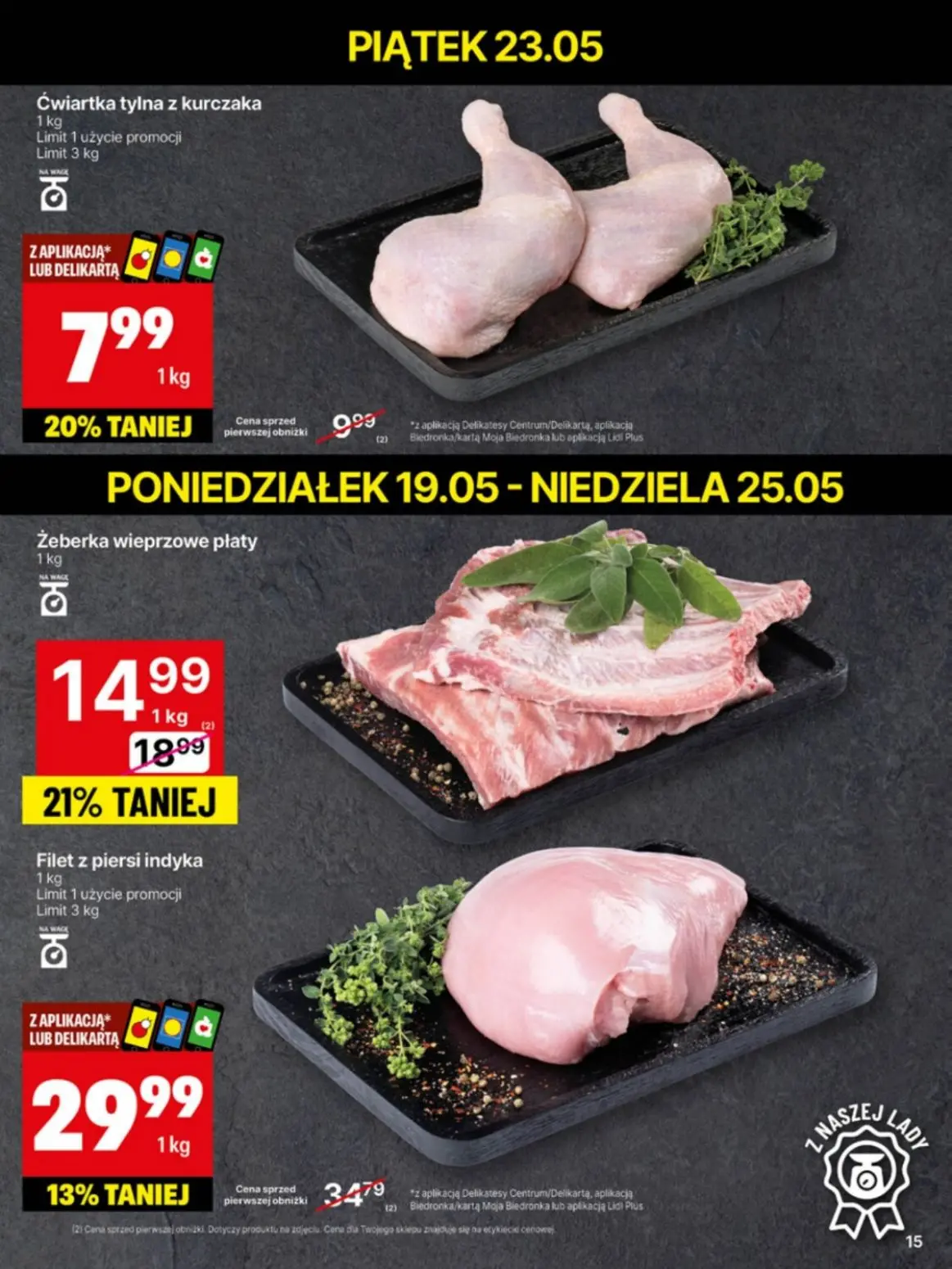 gazetka promocyjna Delikatesy Centrum Niskie ceny. Od poniedziałku - Strona 15