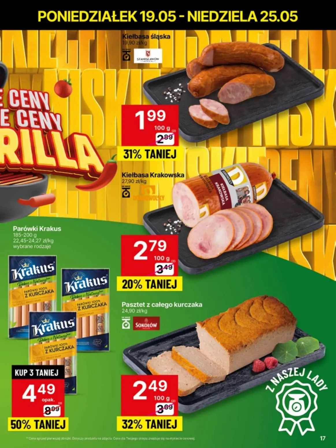 gazetka promocyjna Delikatesy Centrum Niskie ceny. Od poniedziałku - Strona 17