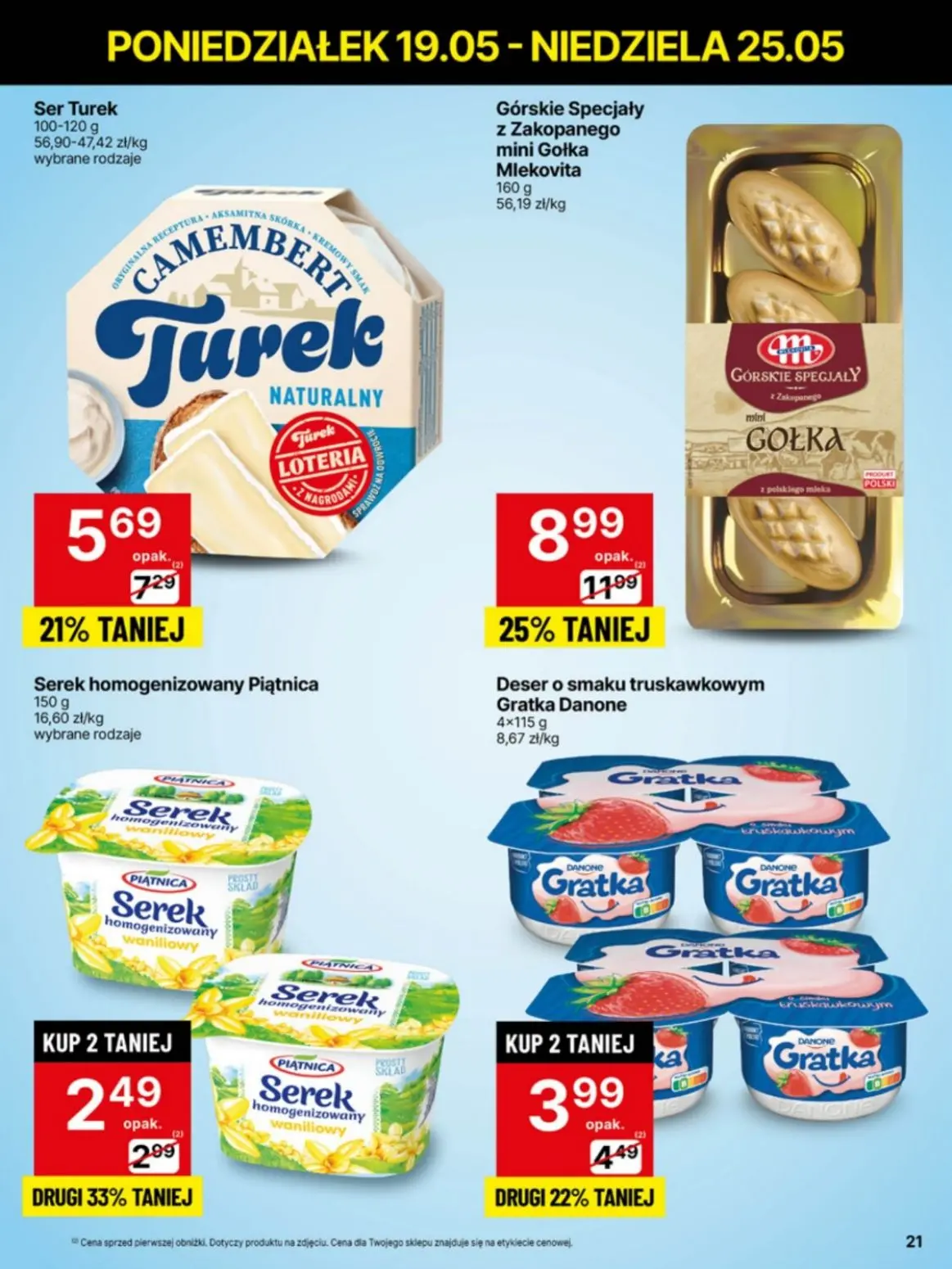 gazetka promocyjna Delikatesy Centrum Niskie ceny. Od poniedziałku - Strona 21