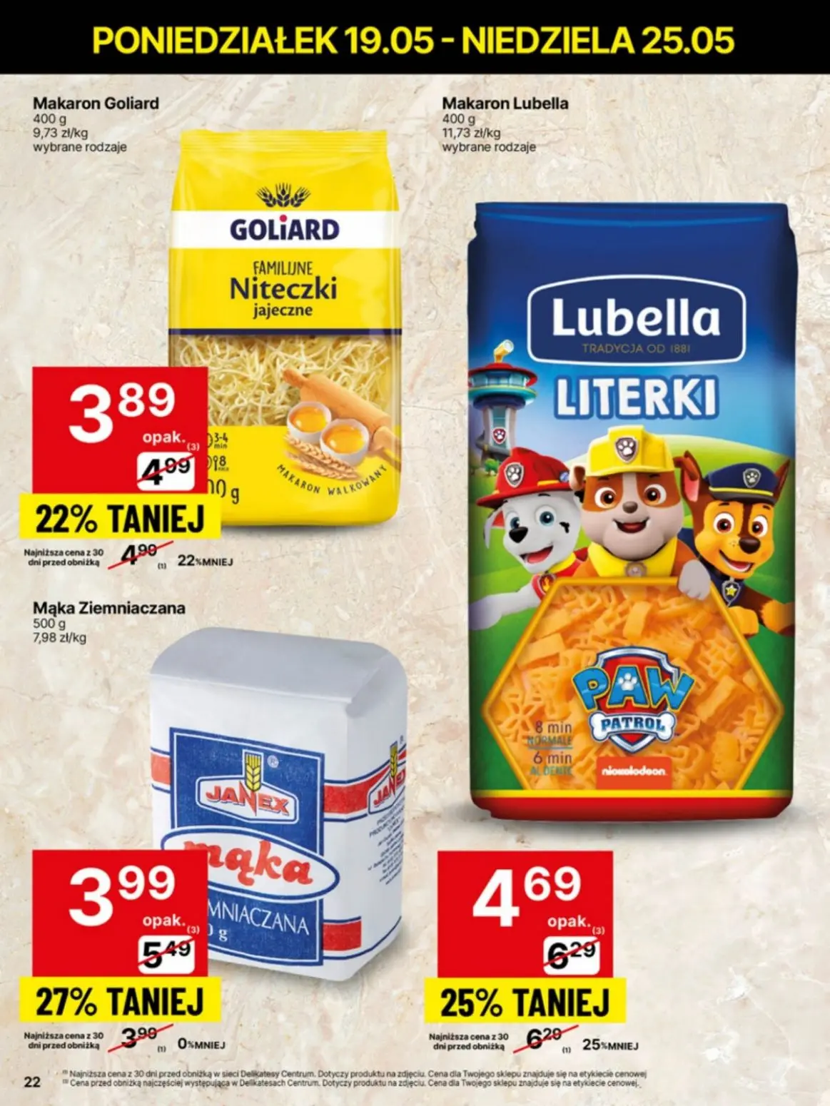 gazetka promocyjna Delikatesy Centrum Niskie ceny. Od poniedziałku - Strona 22