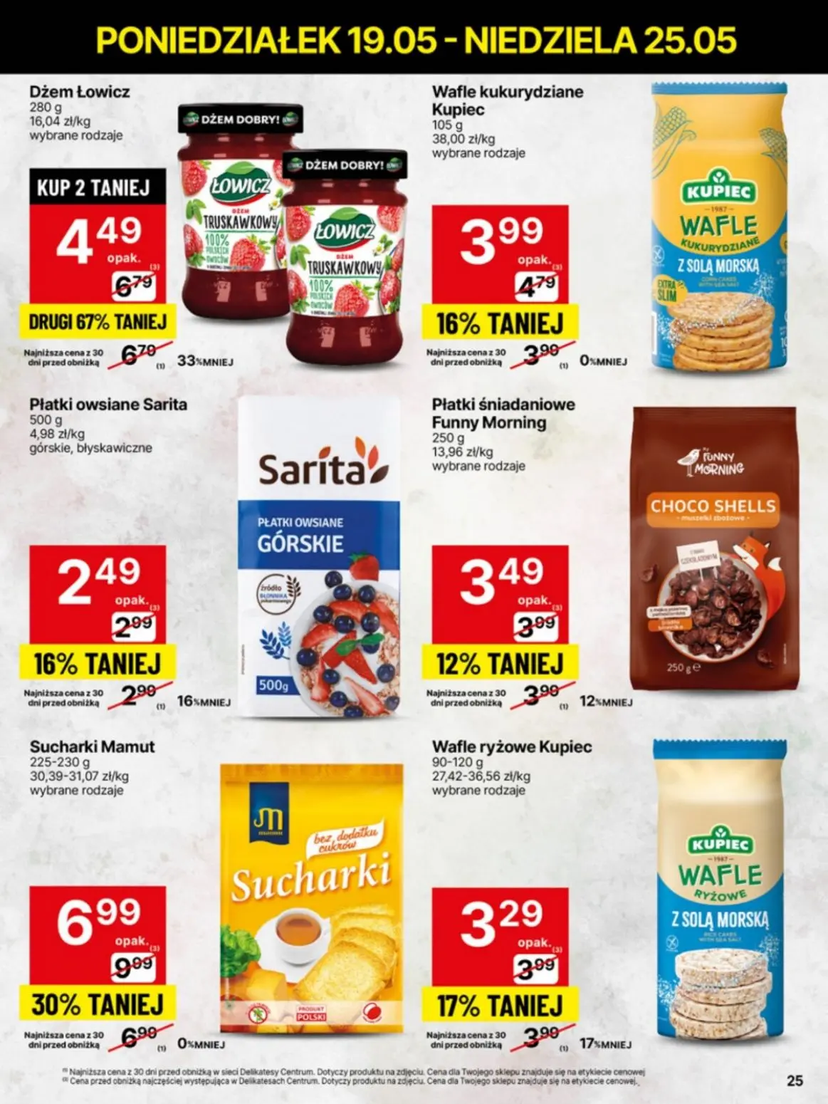 gazetka promocyjna Delikatesy Centrum Niskie ceny. Od poniedziałku - Strona 25