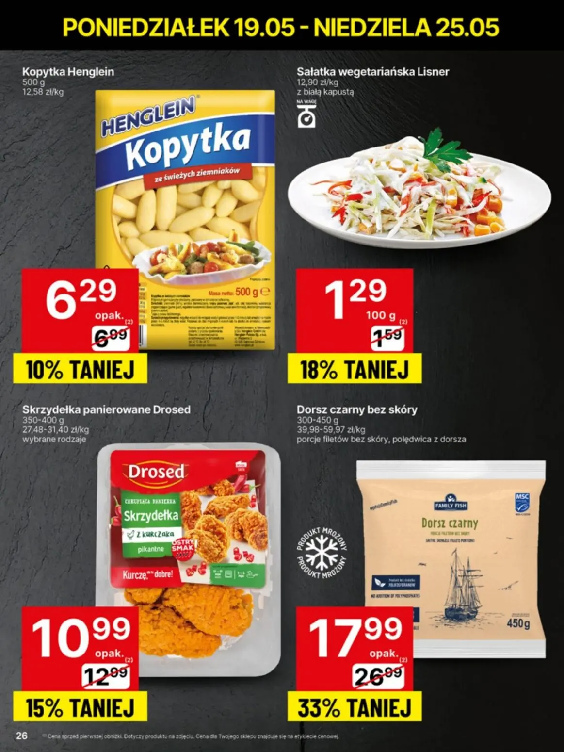gazetka promocyjna Delikatesy Centrum Niskie ceny. Od poniedziałku - Strona 26