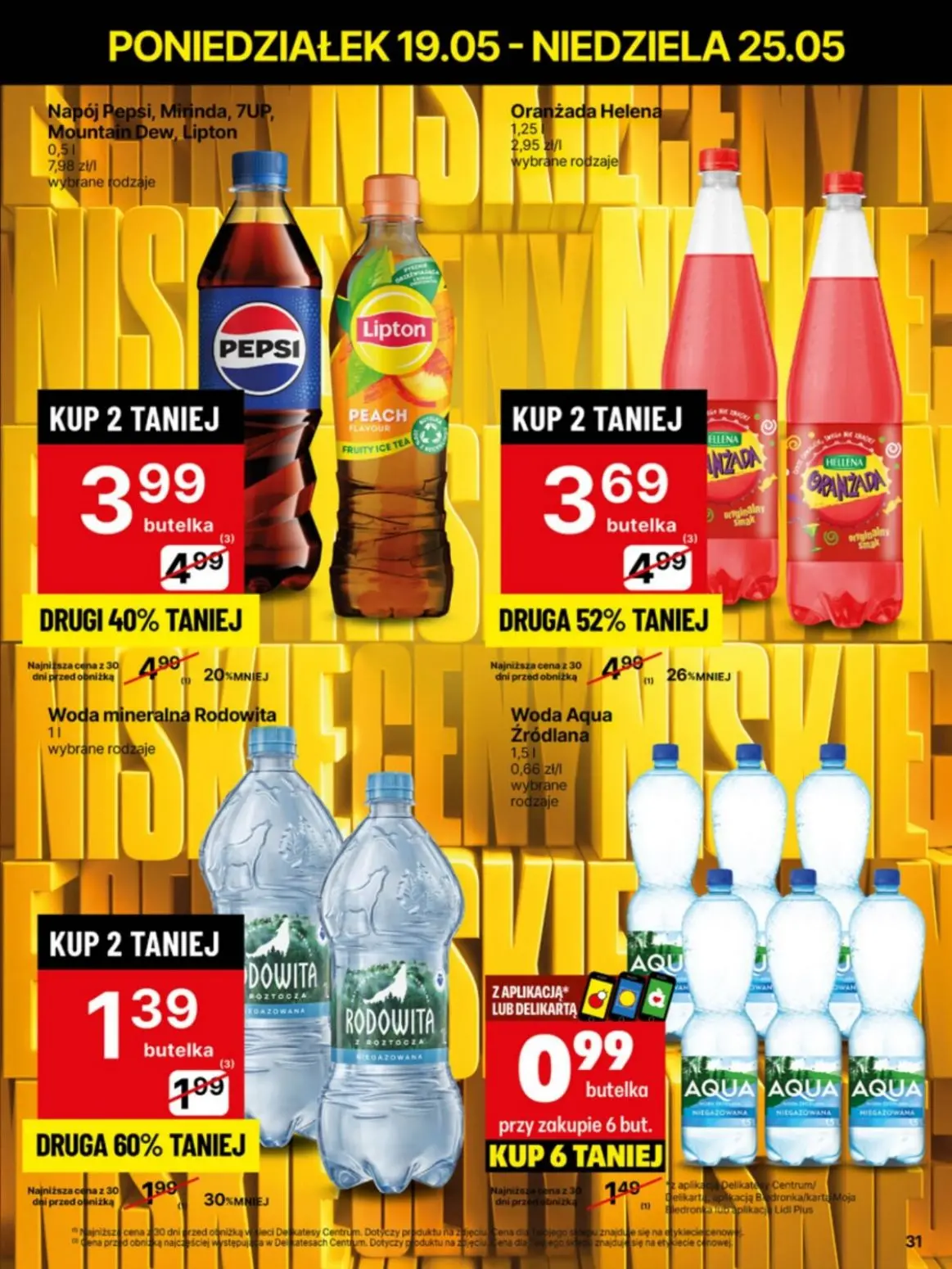 gazetka promocyjna Delikatesy Centrum Niskie ceny. Od poniedziałku - Strona 31