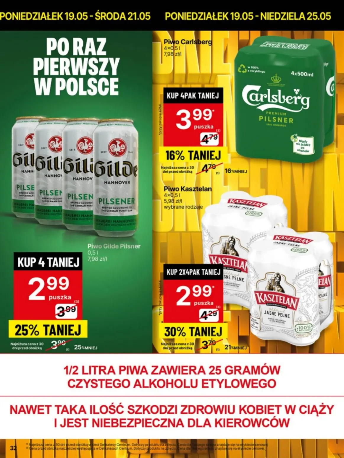 gazetka promocyjna Delikatesy Centrum Niskie ceny. Od poniedziałku - Strona 32