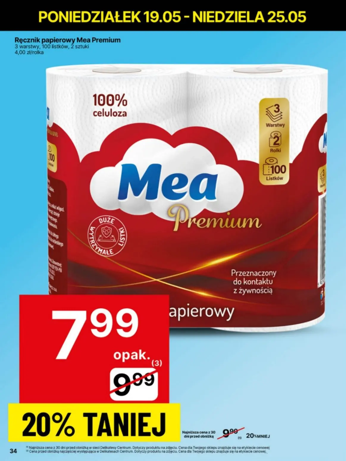 gazetka promocyjna Delikatesy Centrum Niskie ceny. Od poniedziałku - Strona 34