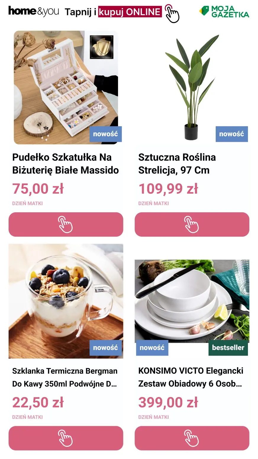 gazetka promocyjna home&you Skarby na Dzień Matki - Strona 10