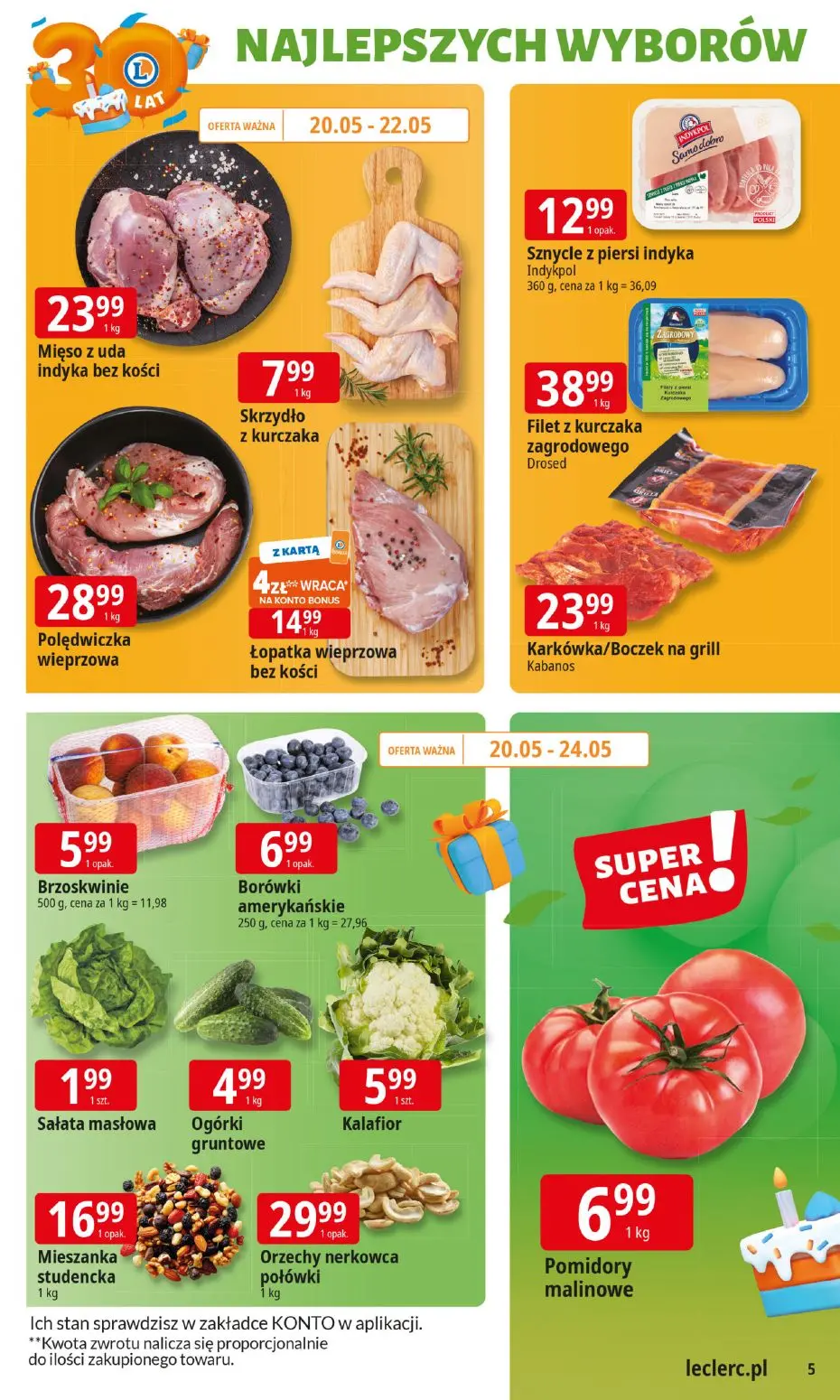 gazetka promocyjna E.Leclerc Najlepszych wyborów, od poniedziałku - Strona 5