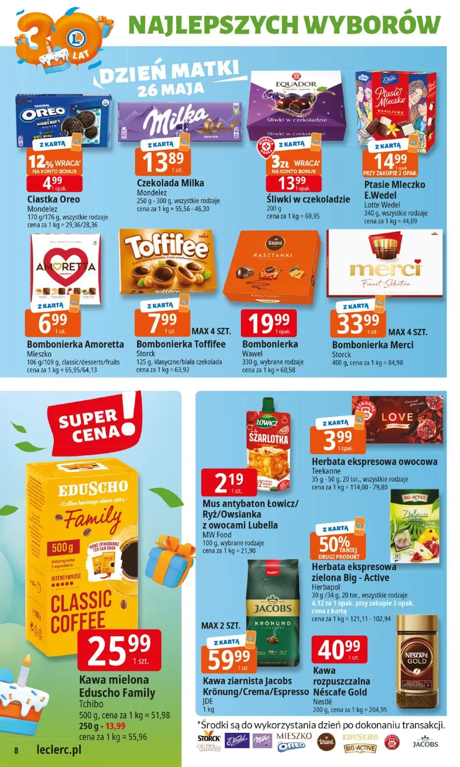 gazetka promocyjna E.Leclerc Najlepszych wyborów, od poniedziałku - Strona 8