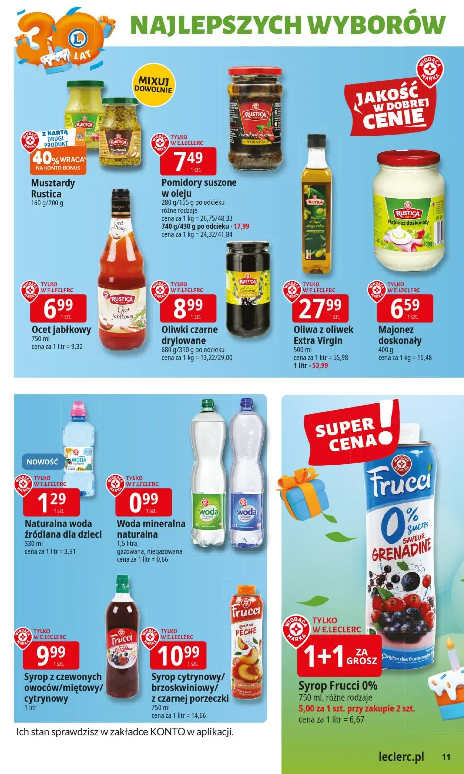 gazetka promocyjna E.Leclerc Najlepszych wyborów, od poniedziałku - Strona 12